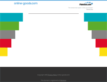 Tablet Screenshot of online-goods.com